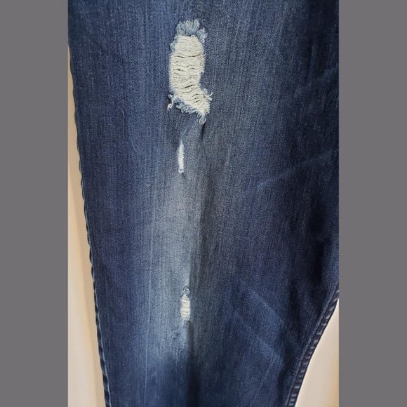 Calvin Klein 5 Pocket Slim Fit Distressed Jeans - Picture 8 of 13